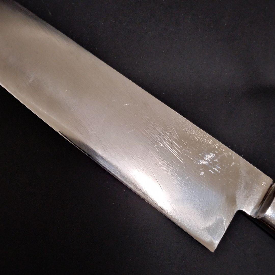 魚捌き 剣型 切付型 モリブデン鋼 牛刀 包丁 研ぎ済み 右片刃研 調理器具