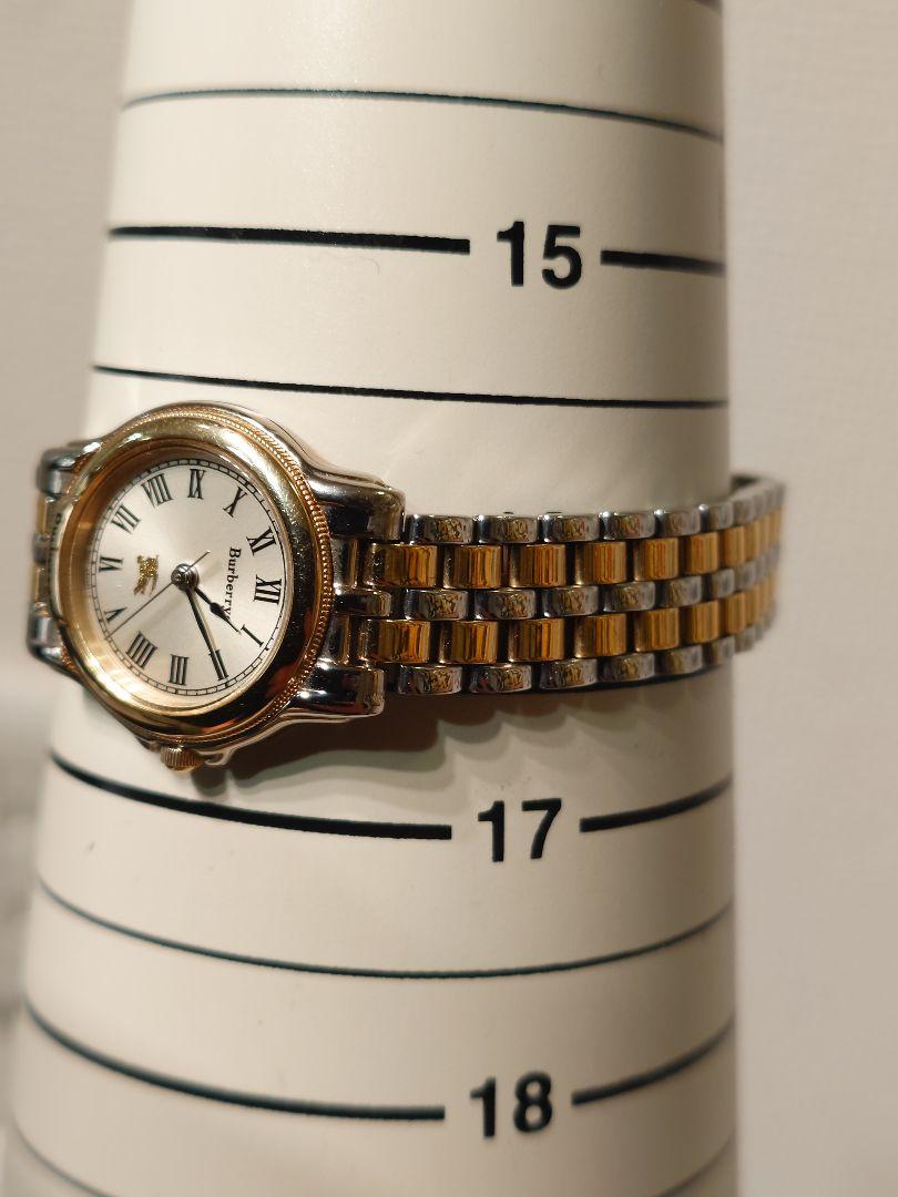 美品 BURBERRY ラウンド シルバー ローマン レディース腕時計 1124 バーバリー/Burberry/時計/The Classic Round/ペアウォッチ
