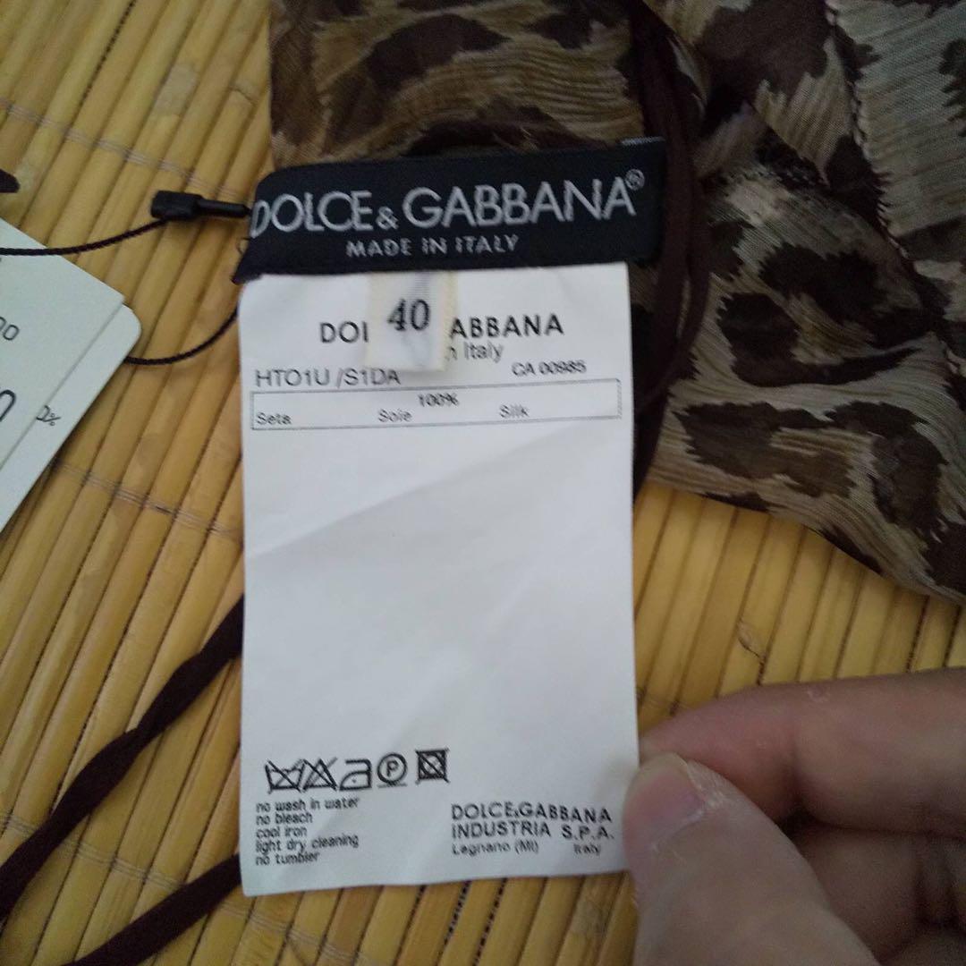 最終値下げ　ドルチェ&ガッバーナ　DOLCE&GABBANA キャミソール　豹柄