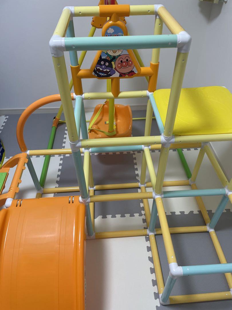 アンパンマン うちの子天才 ブランコパークDXジャングルジム 滑り台 すべり台