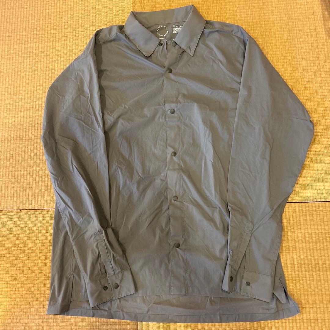 山と道　UL shirt Storm gray Sサイズ