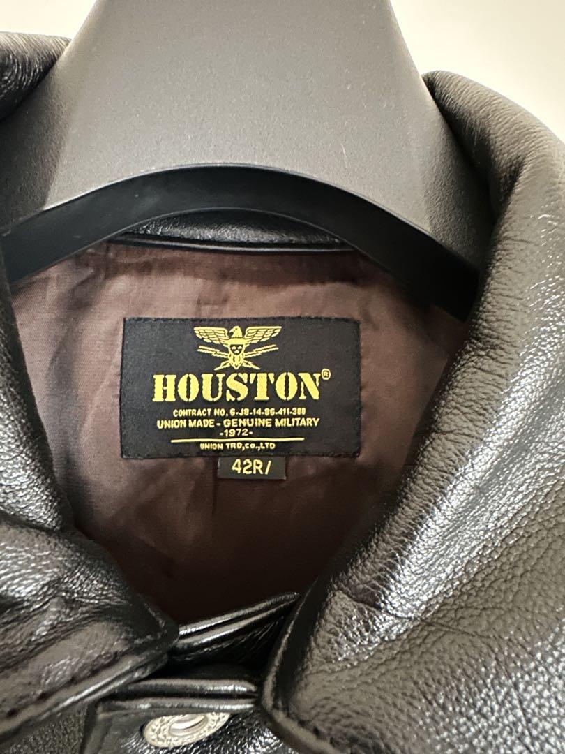 HOUSTON レザー ジャケット 42R1 黒