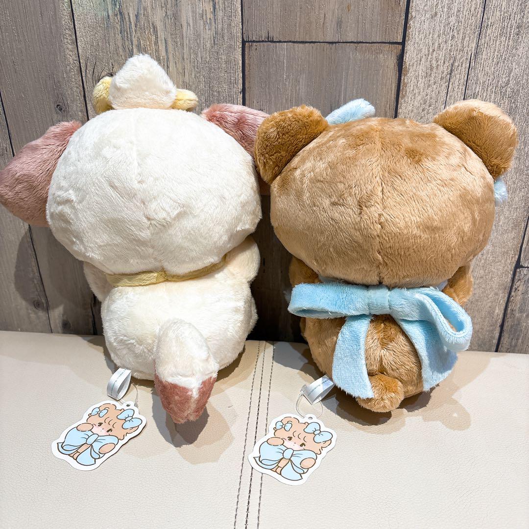 新品タグ付』mikko characters 抱きしめおリボンぬいぐるみ 4種