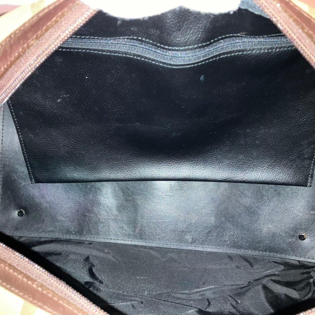 美品 バーバリー ボストンバッグ レザー キャンバス シャドーホース 美品 バーバリー ボストンバッグ レザー キャンバス シャドーホース