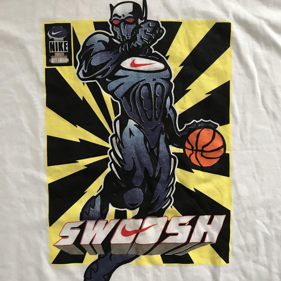 最新人気 NIKE 08デッドストック SWOOSH スウッシュマン 90年代ビンテージ トップス