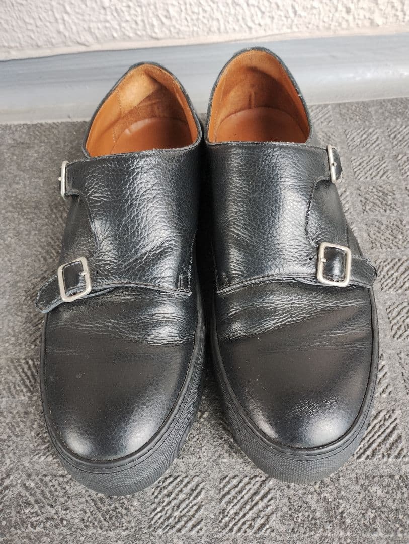 【27.5〜28】ユナイテッドアローズ ドレススニーカー ダブルモンクストラップ 【27.5〜28】ユナイテッドアローズ ドレススニーカー ダブルモンクストラップ