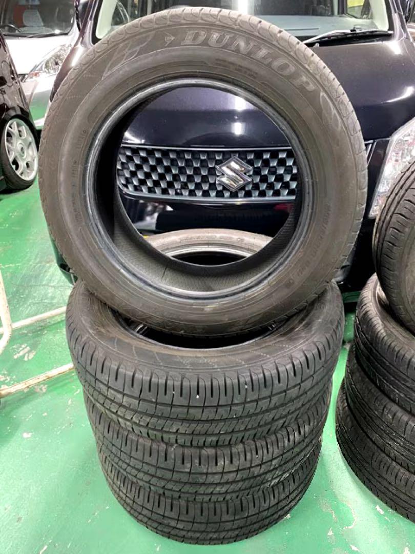 7071572)国産激安中古タイヤ4本バリ溝ヨコハマデシベル215/60R16
