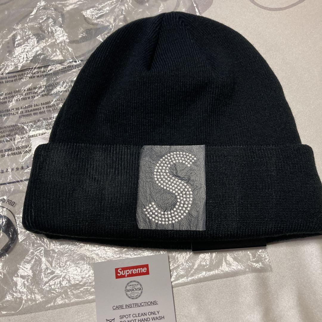 美品　Supreme シュプリーム ビーニー スワロフスキー