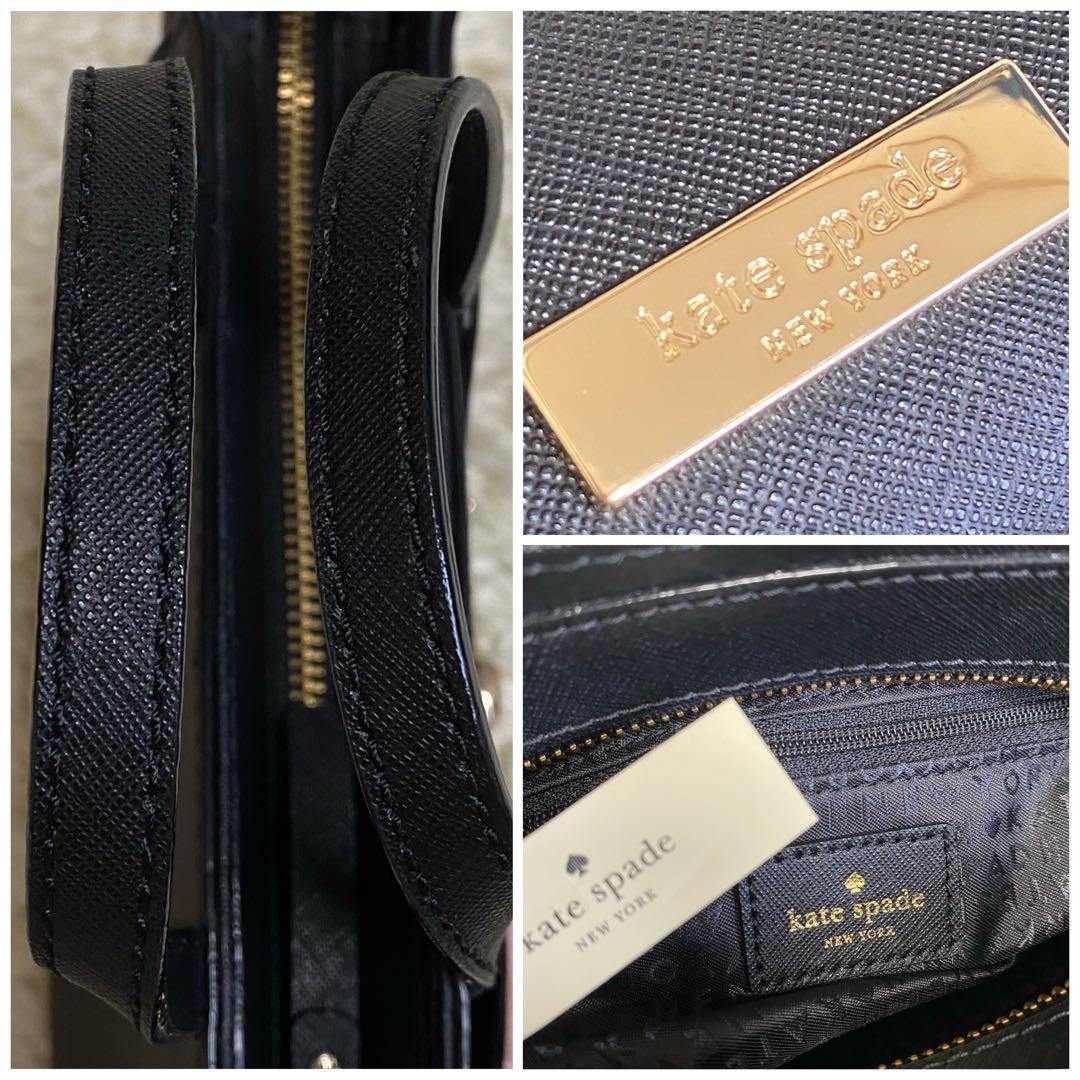 極美品】kate speed ハンドバッグ ショルダー 2WAY 猫 金金具 正規品