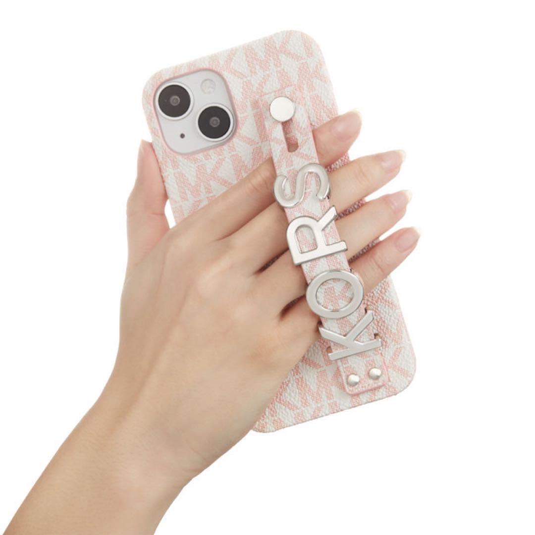新品 マイケルコース iPhone14Pro リング&スタンド ケース かわいい