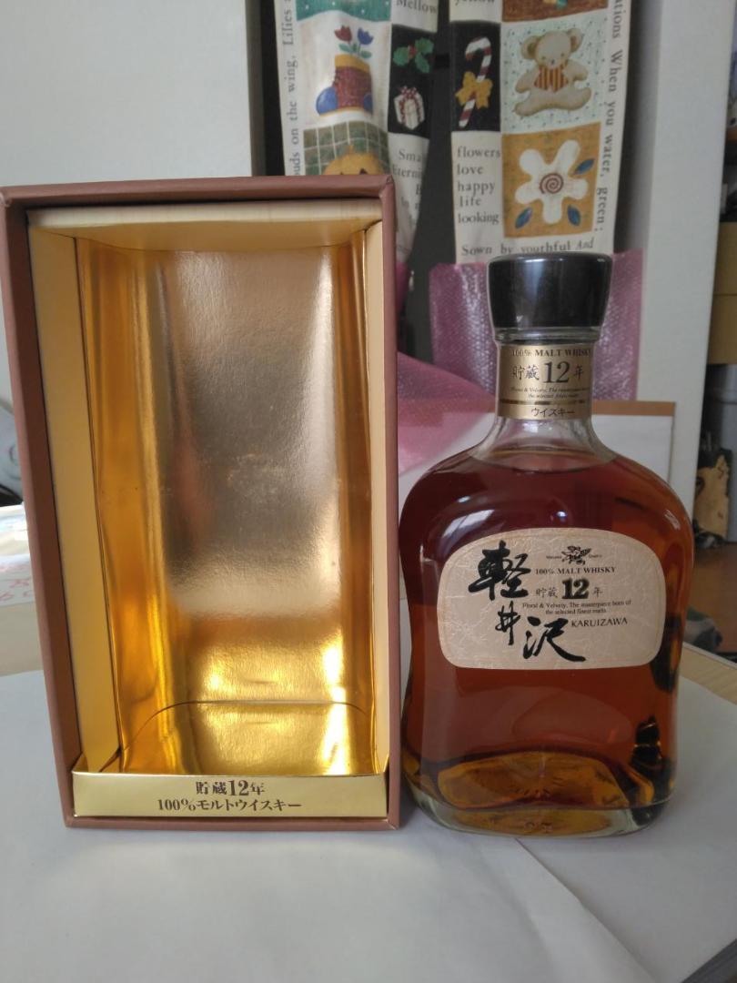 軽井沢 12年 100％モルトウイスキー 700ml 40％ 未開栓  箱あり