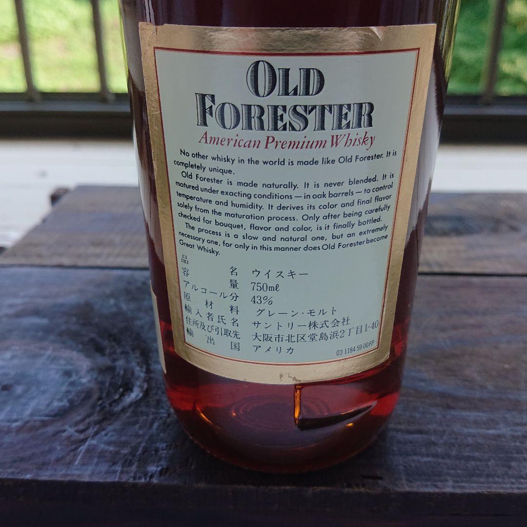 古酒 バーボン ウイスキー オールド フォレスター 750ml 43% 5本