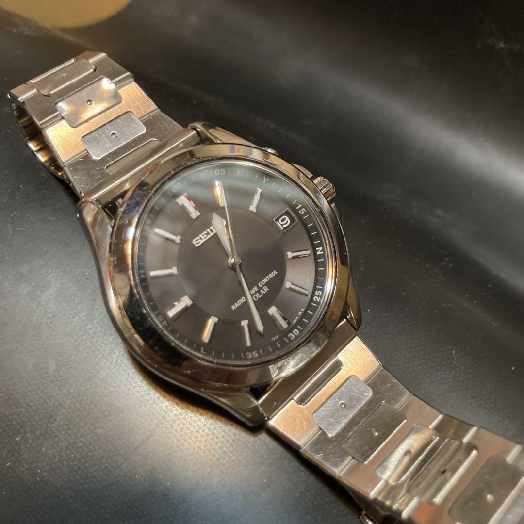 SEIKO 電波ソーラー メンズ 腕時計 7B22-0AY0 SEIKO 電波ソーラー メンズ 腕時計 7B22-0AY0