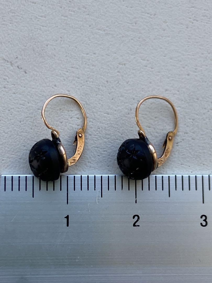 フランス アンティーク ジュエリー ピアス 18k ドルムーズ
