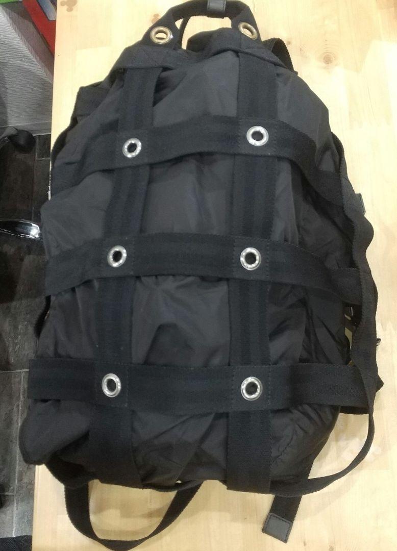 良品 ダンヒル ナイロン バッグパック リュック 黒