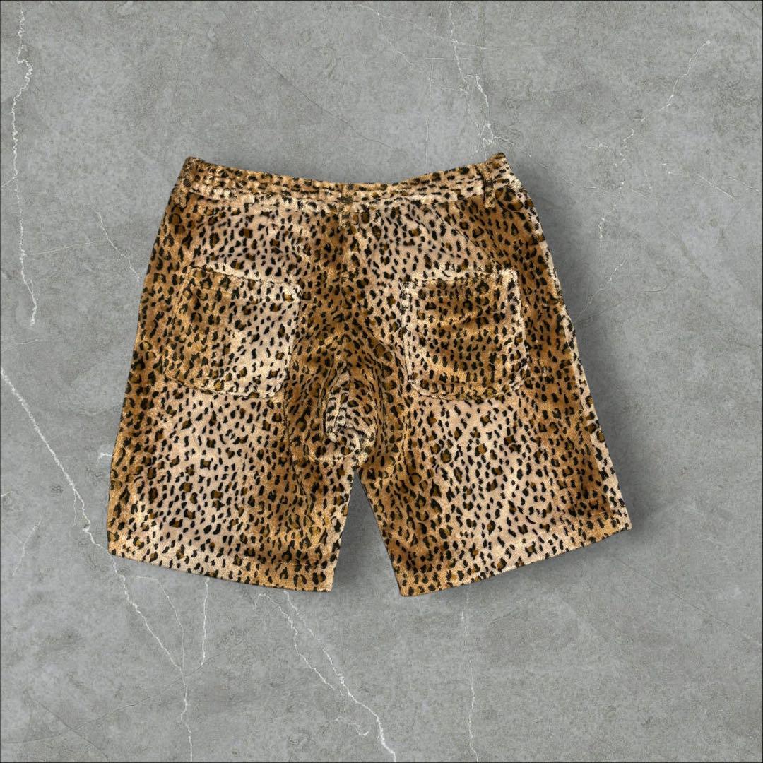 【DISCOVERED】 leopard boa shorts M