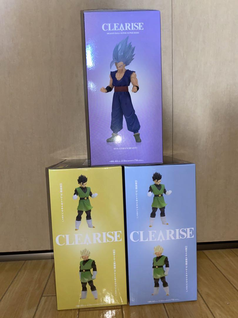 ドラゴンボールZ超 CLEARISE 孫悟飯 フィギュア 3点セット