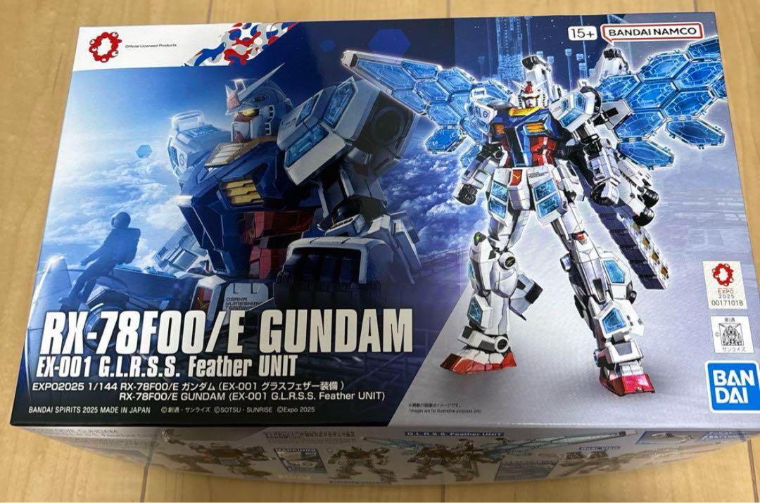 EXPO2025 1/144 RX-78F00/E ガンダム グラスフェザー装備