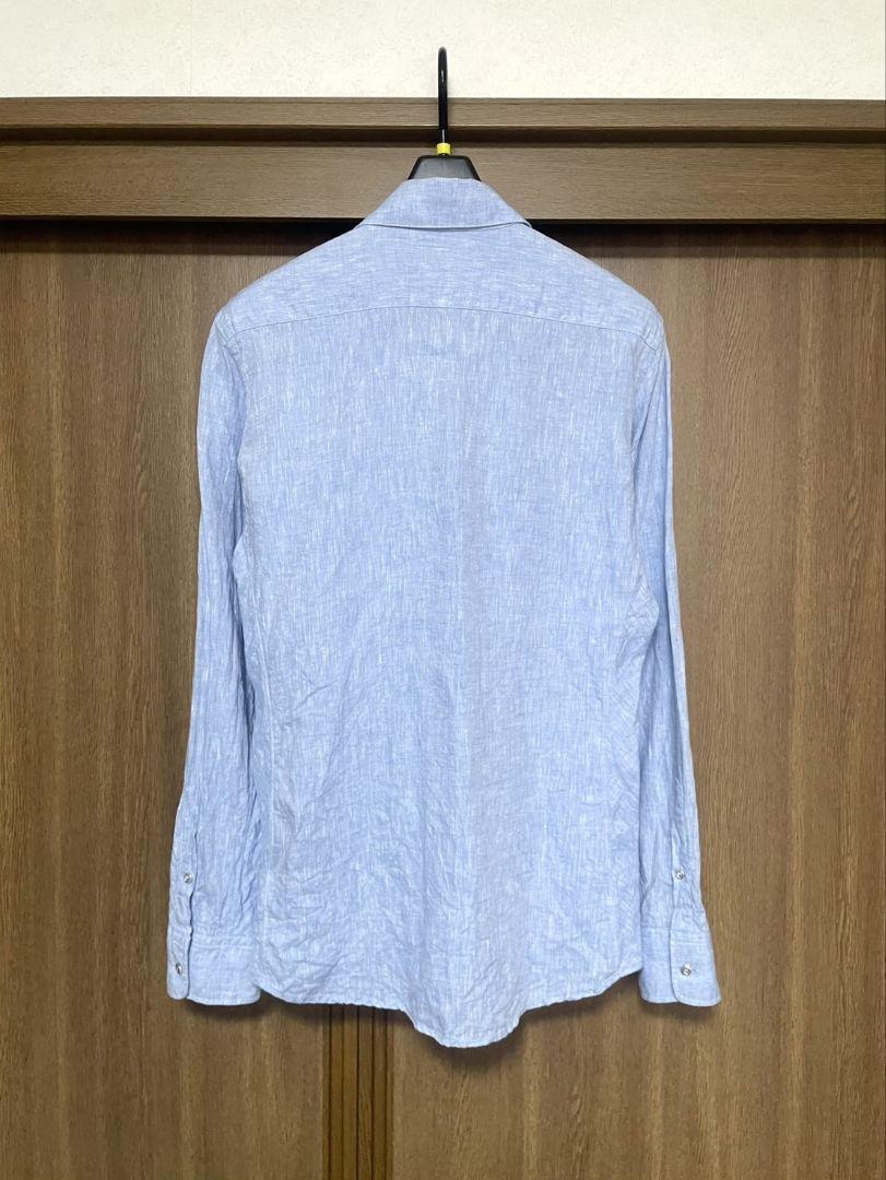 junhashimoto ジュンハシモト リネン シャツ AKM 定価2 8万 junhashimoto FRENCH LINEN HORIZONTAL SHIRTS 4