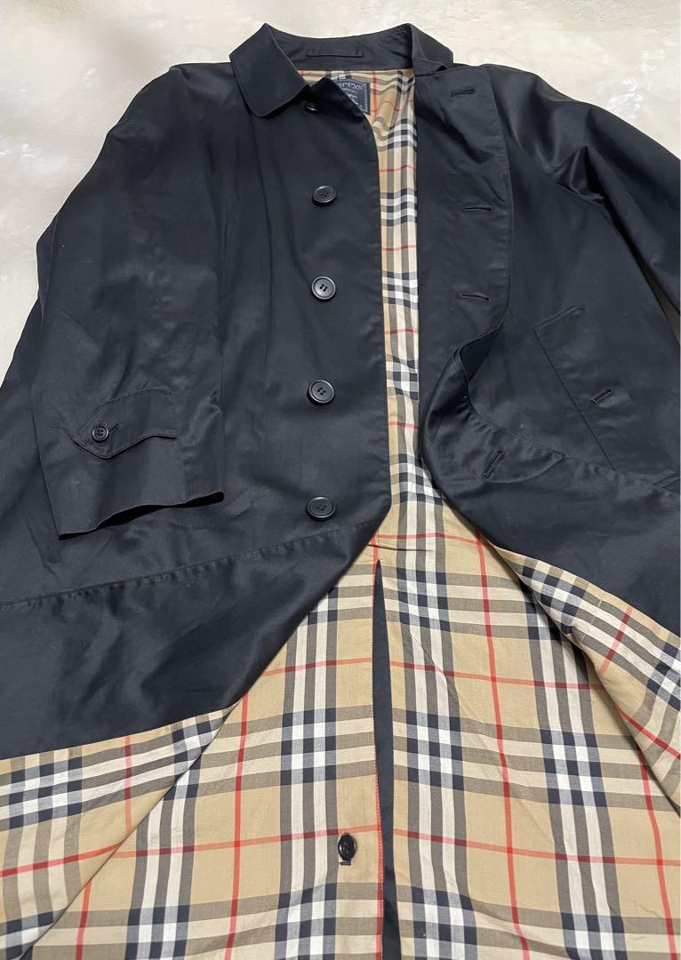 BURBERRY バーバリー　ノバチェック ステンカラーコート　薄手　綿