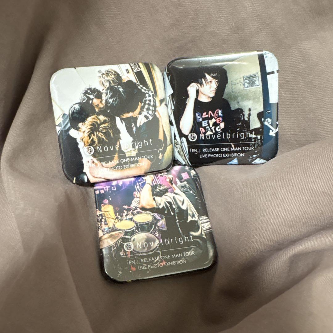 Novelbright 缶バッジ 3点セット 竹中雄大 ねぎ - メルカリ
