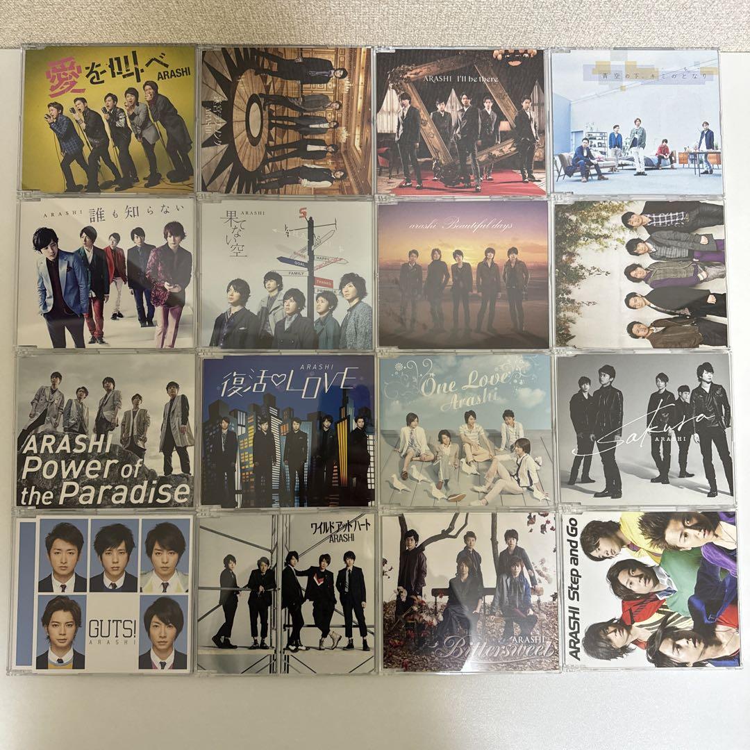 ARASHI CDシングルコレクション 37点セット