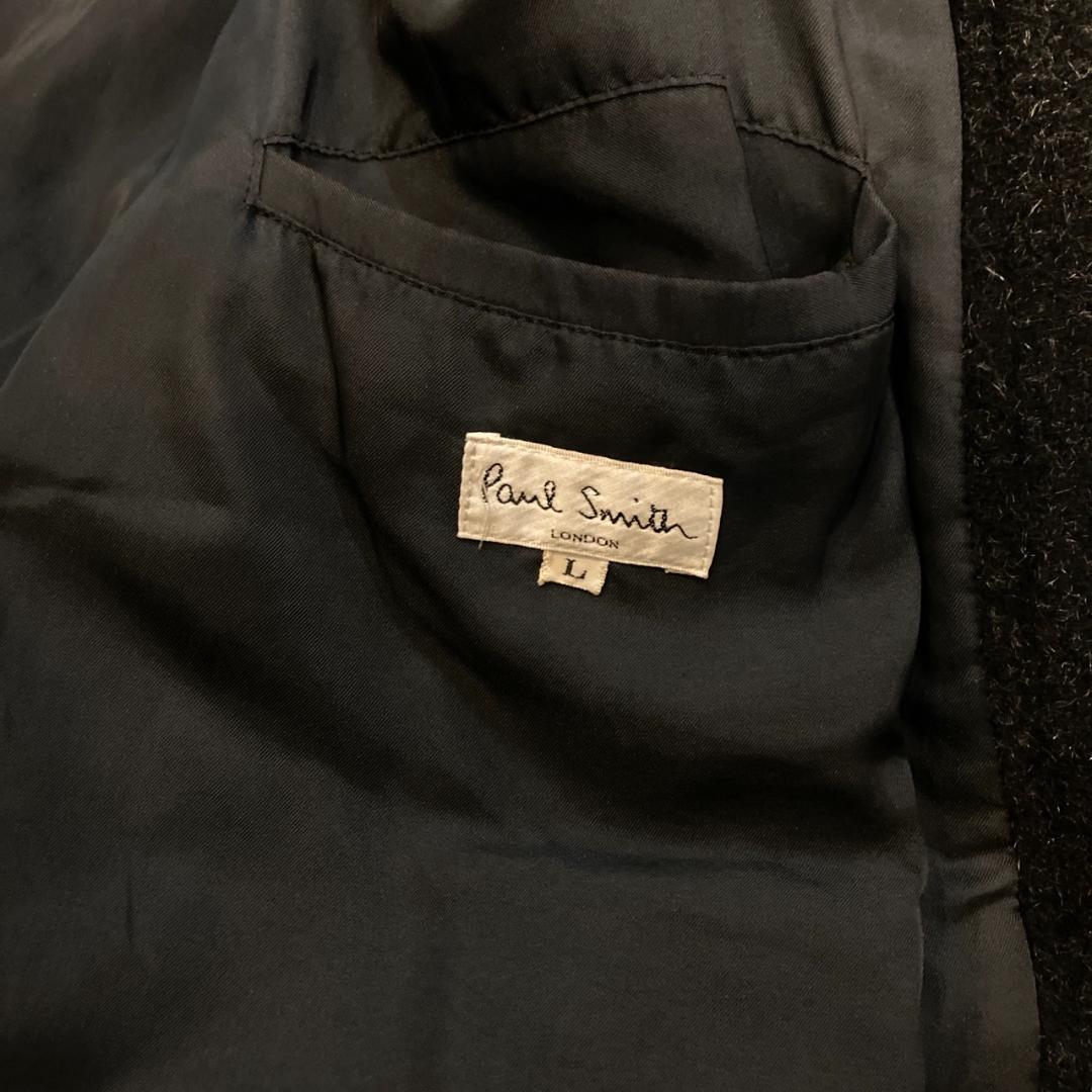 90s Paul Smith ウールダッフルコート ロングコート L ブラック