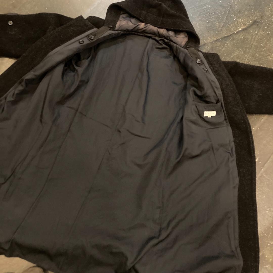 90s Paul Smith ウールダッフルコート ロングコート L ブラック