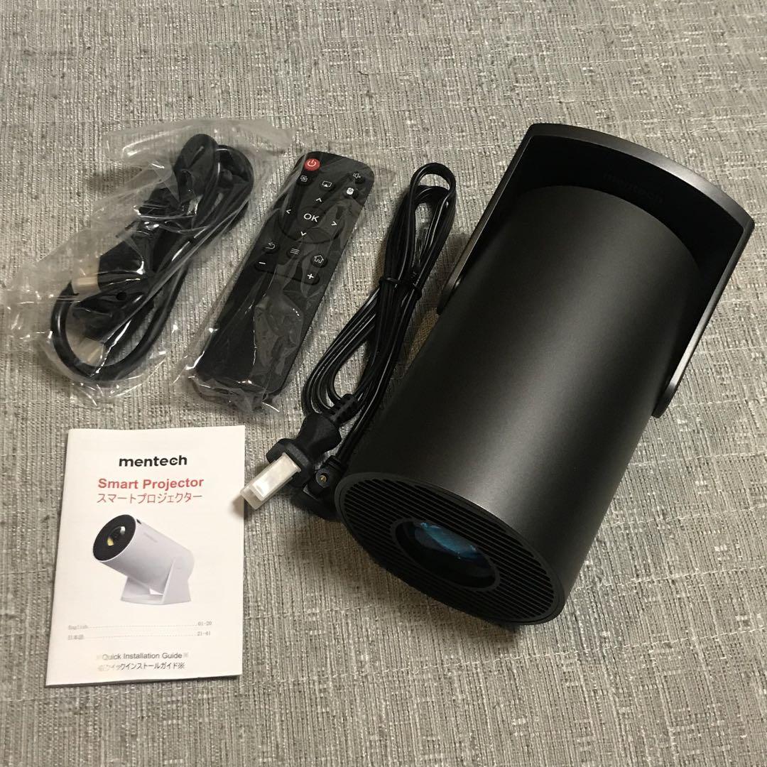 180°回転 小型プロジェクター WiFi Bluetooth Android