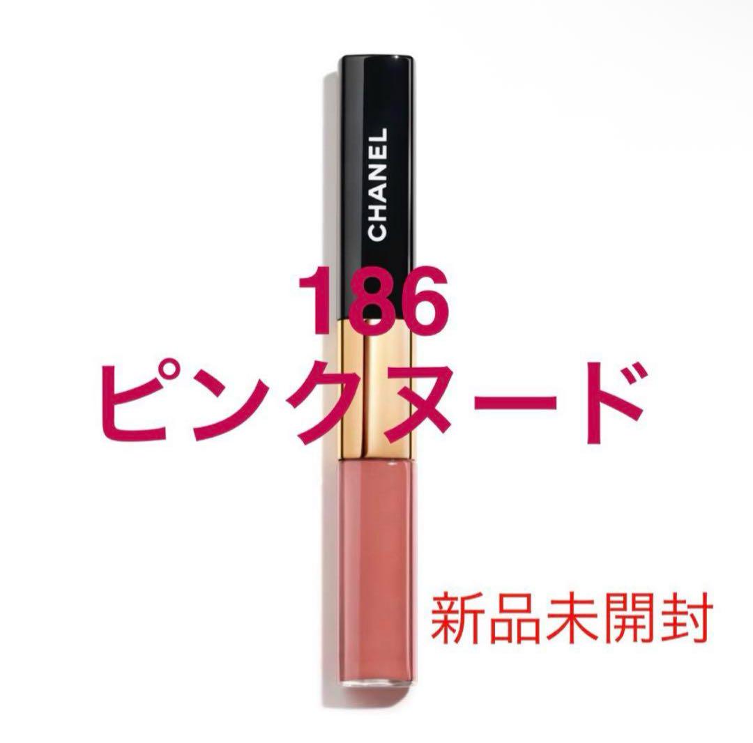CHANELルルージュデュオウルトラトゥニュ 186 ピンクヌード シャネル / ル ルージュ デュオ ウルトラ トゥニュ 186 ピンク