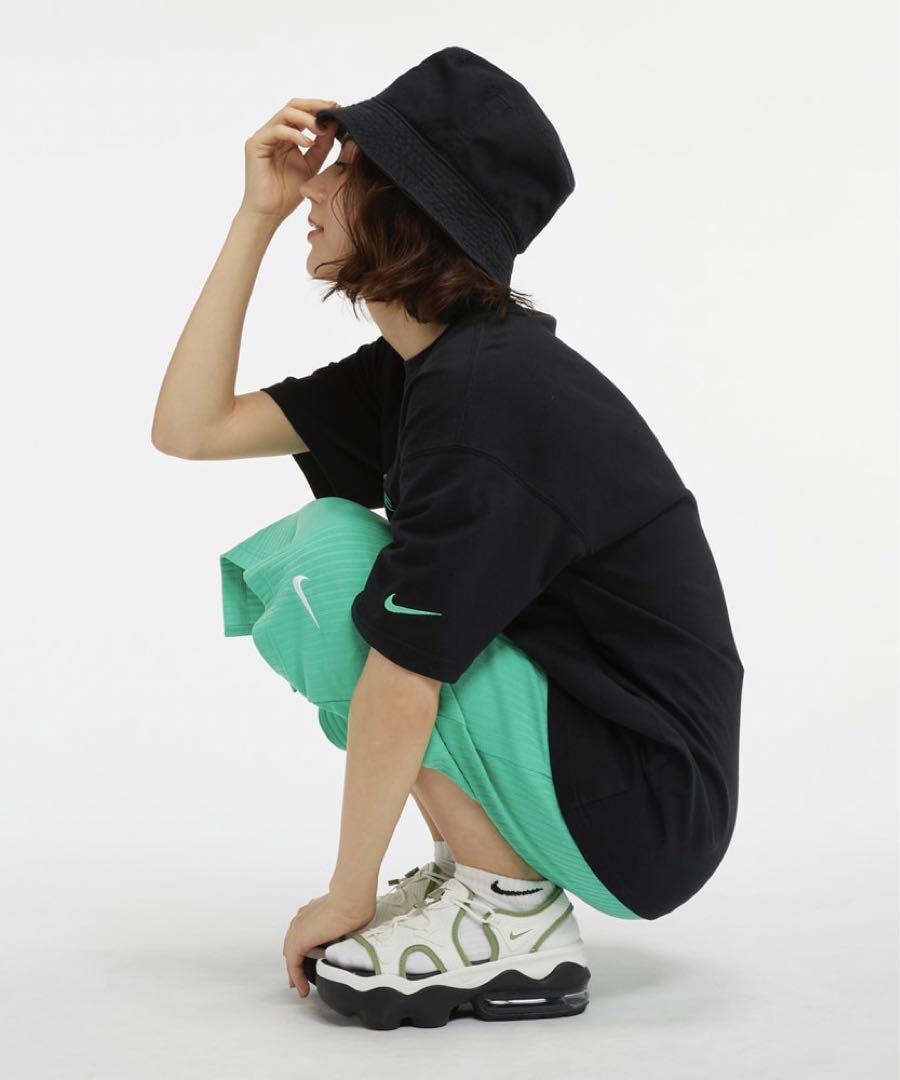 新品☆定価6050円☆NIKE☆リブジャージ☆スカート☆グリーン☆S