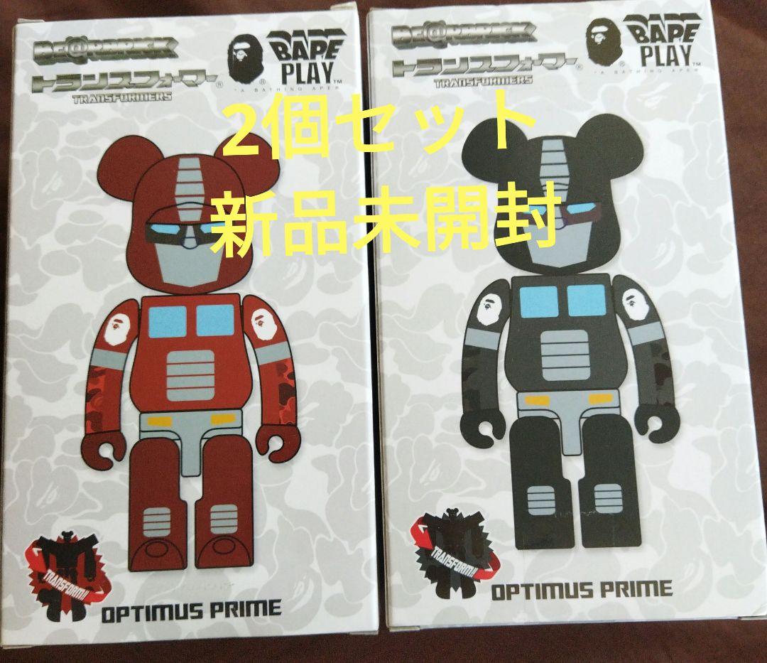 BAPE × BE@RBRICK × TRANSFORMERS RED VER.