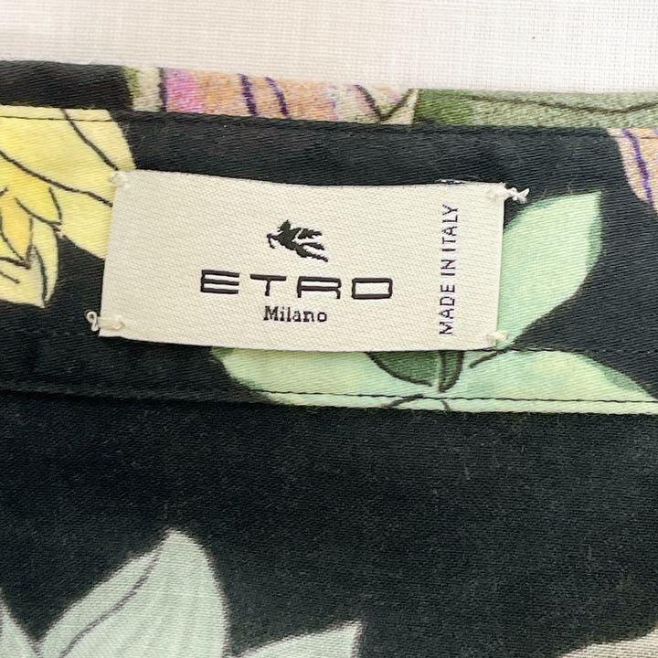 新作入荷格安 美品 S M 虎 タイガー アニマル 3QTKi-m56457575976 ETRO エトロ 長袖シャツ 柄シャツ 100%新品HOT