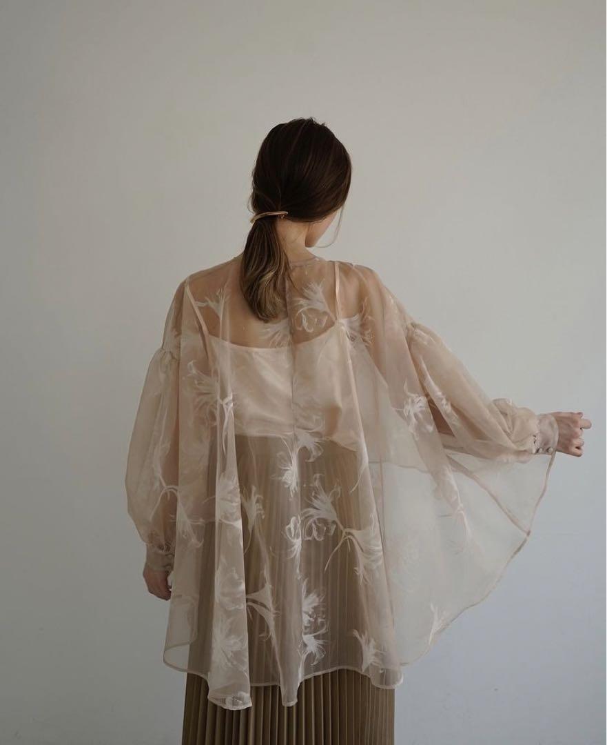 sheer over flare blouse – Acka online store