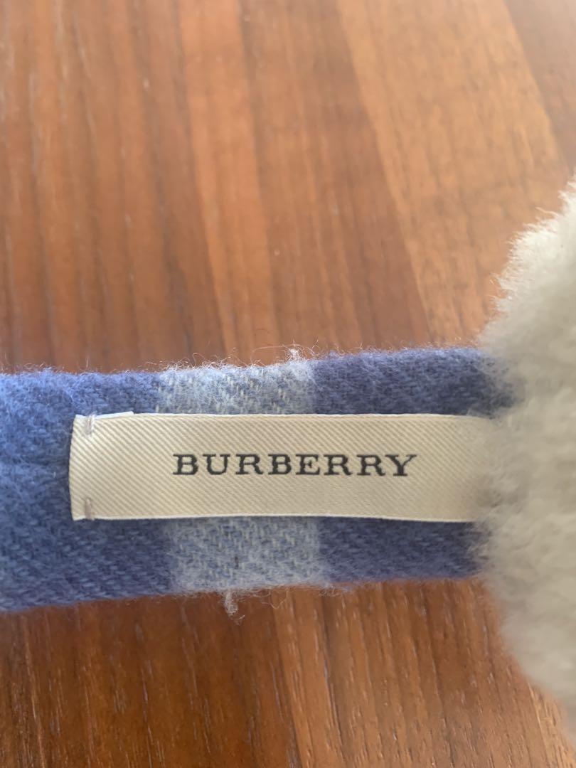 BURBERRY バーバリー ブルー、パープル系 2色有り　耳あて イヤーマフ