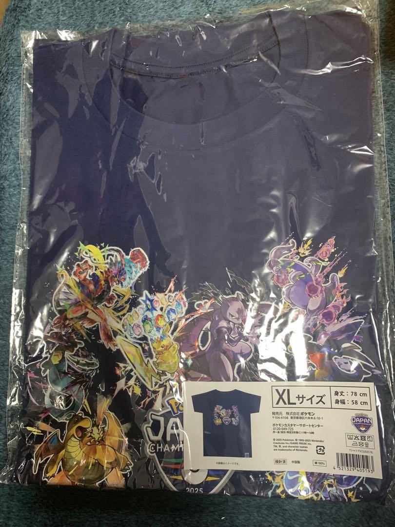 PJCS2025 ポケモン日本選手権 シャツ Lサイズ PJCS 2025 Lサイズ ポケモンジャパンチャンピオンシップス T