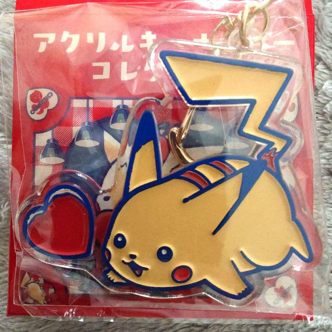 ポケモンダイナー☆ピカチュウ アクリルキーホルダー 5個セット ダイナーピカチュウ アクリルキーホルダー⑤ PIKACHU DINER