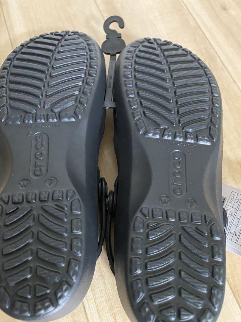 クロックス カリン w7 23cm crocs - 3/20まで出品 クロックス カリン ブラック 23.0 w7 黒の