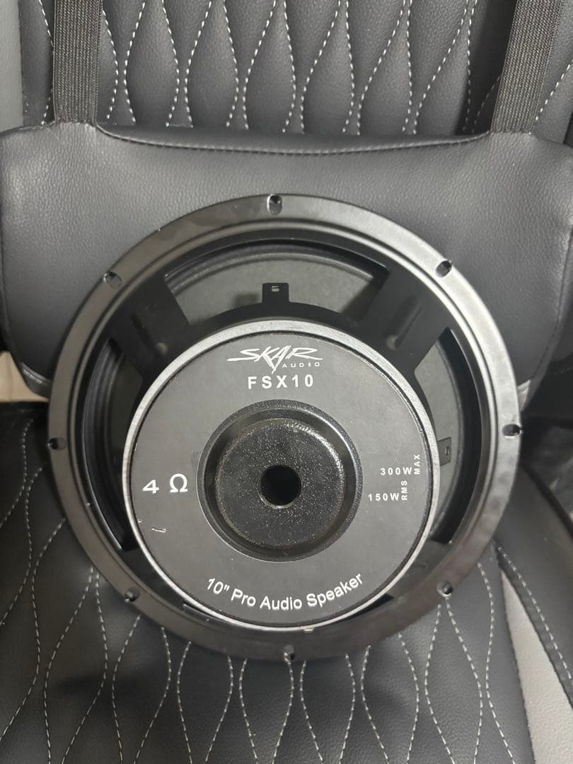 Skar Audio FSX10 10インチ ミッドレンジウーファ BRIGHTFACE_UK