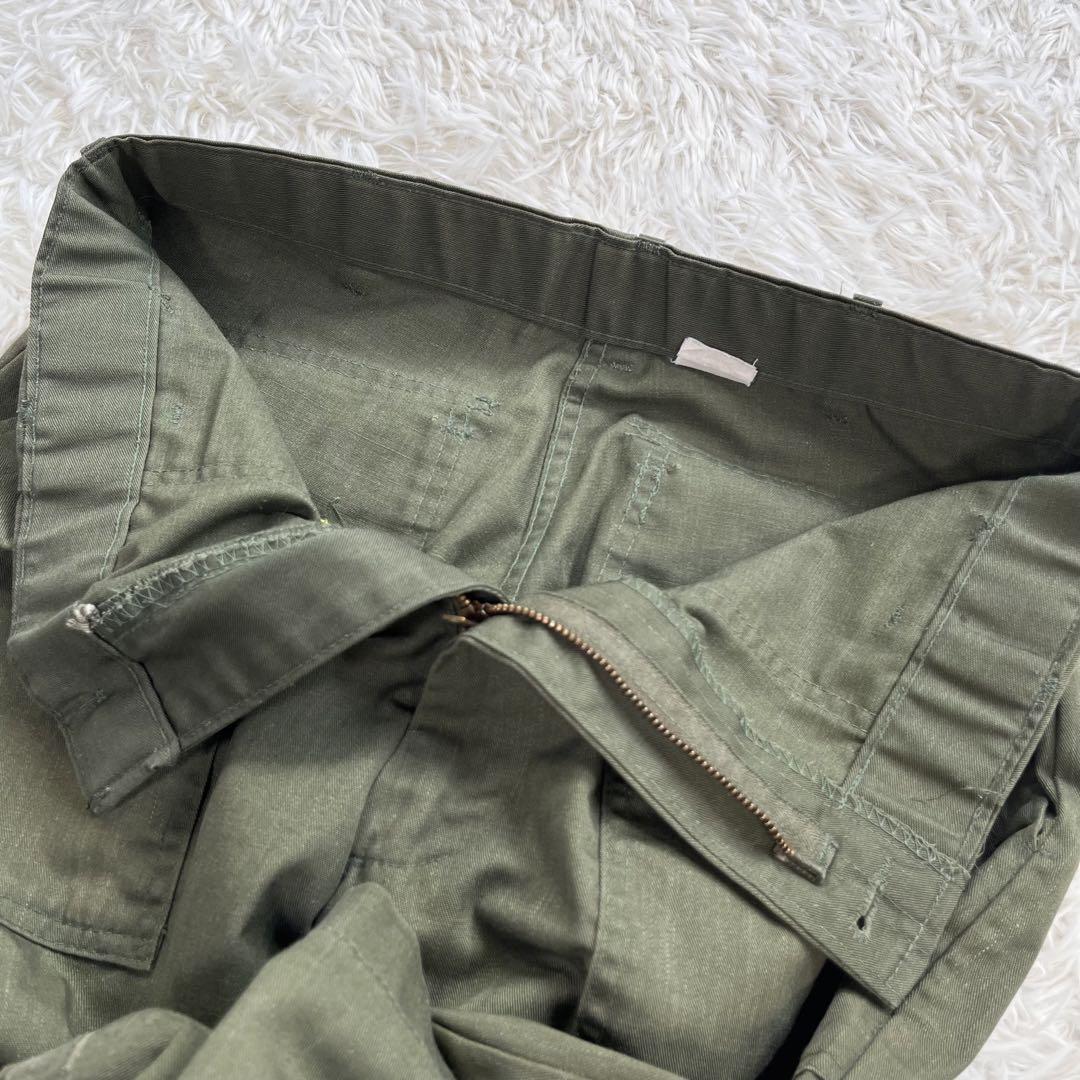 ベイカーパンツ　アメリカ軍 80's U.S.ARMY ベイカーパンツ ジッパー 軍パン Military Utility
