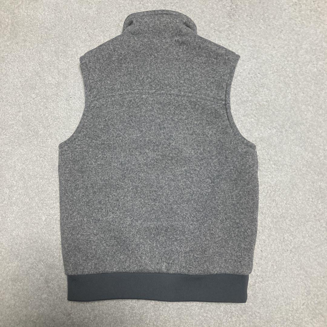 patagonia グレー ジップアップ ベスト