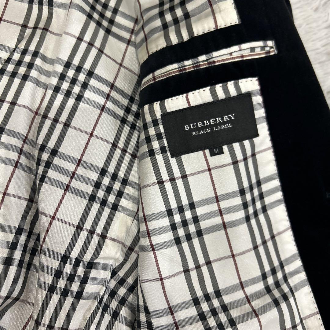 BURBERRY BLACK LABEL ベロア ブレザー Mサイズ 学生服