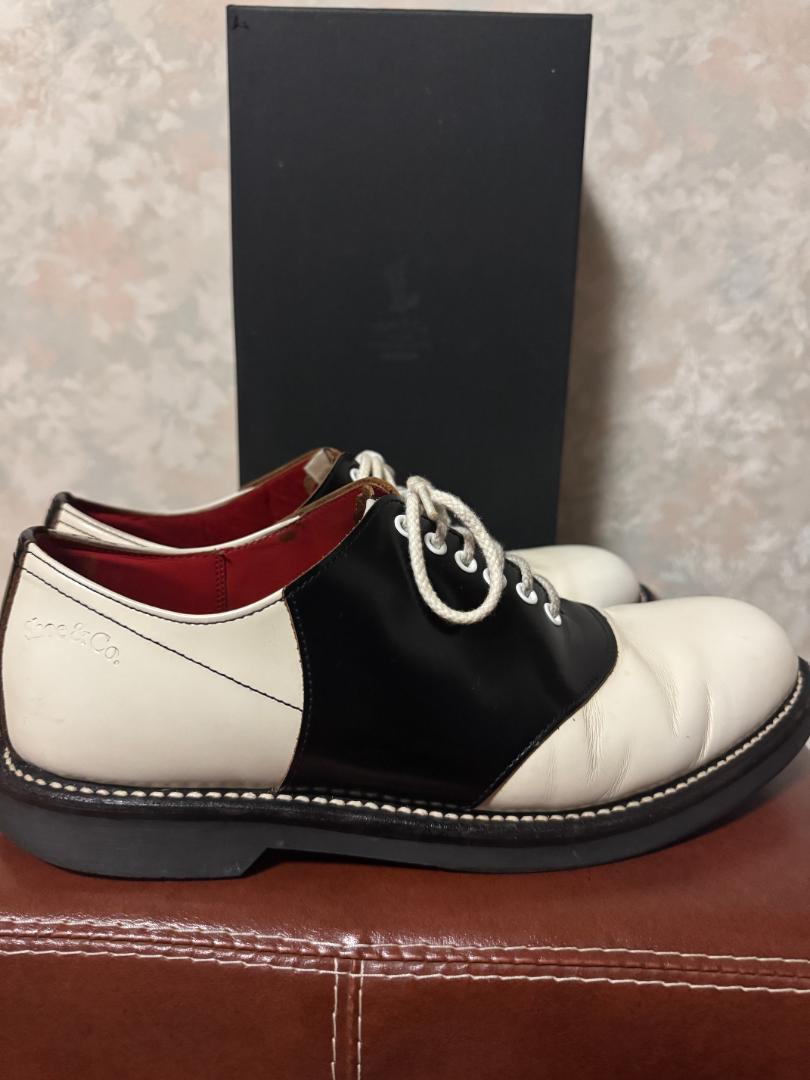 REGAL Shoe & Co　902S サドルシューズ ブラック・ホワイト