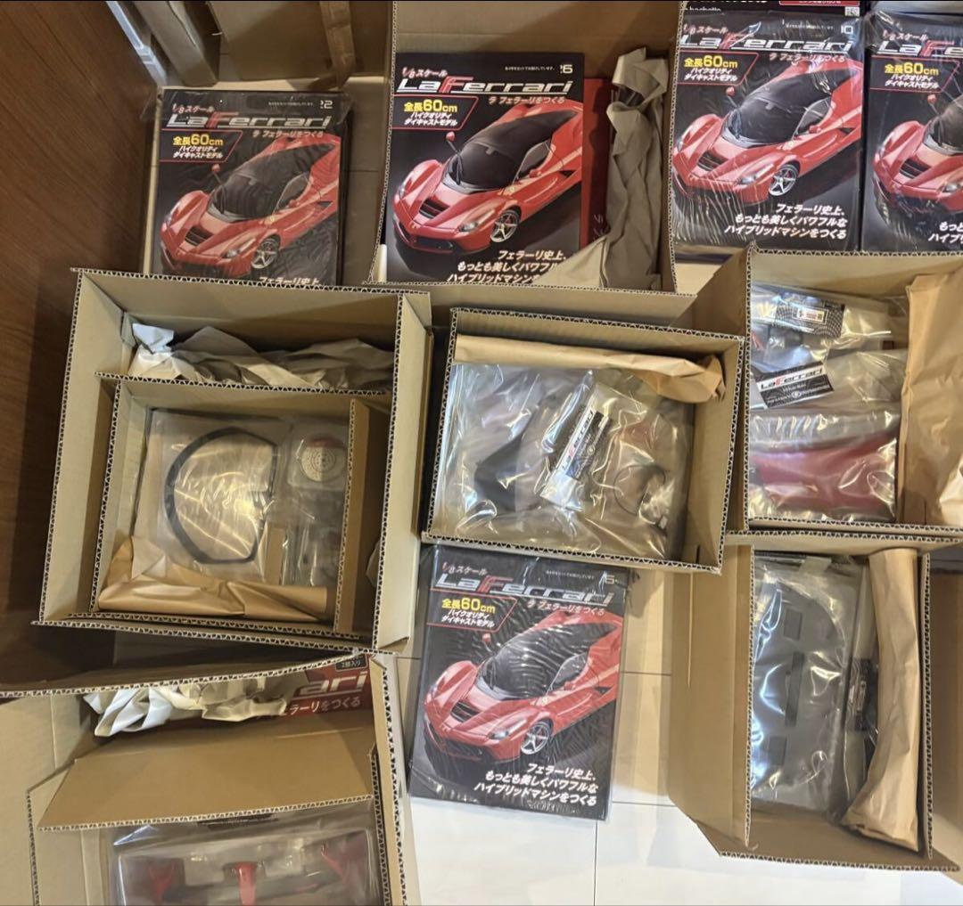 激レア品！未組立 アシェット ラ フェラーリをつくる 1/8