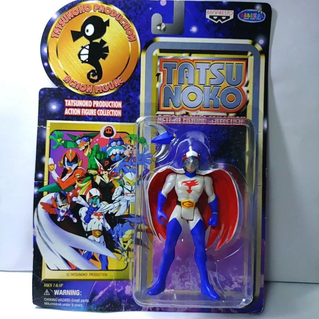 BANPRESTO - タツノコプロ ガッチャマン　アクションフィギュアコレクション　コンプリート 6個 ガッチャマンやキャシャーンなど4大ヒーローが掌サイズで立体化