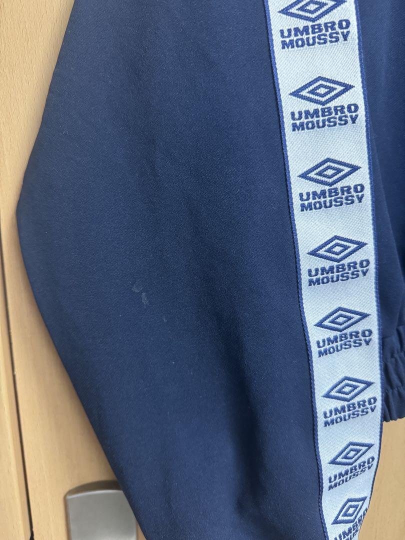moussy Umbro コラボ　トラックジャケット　ネイビー