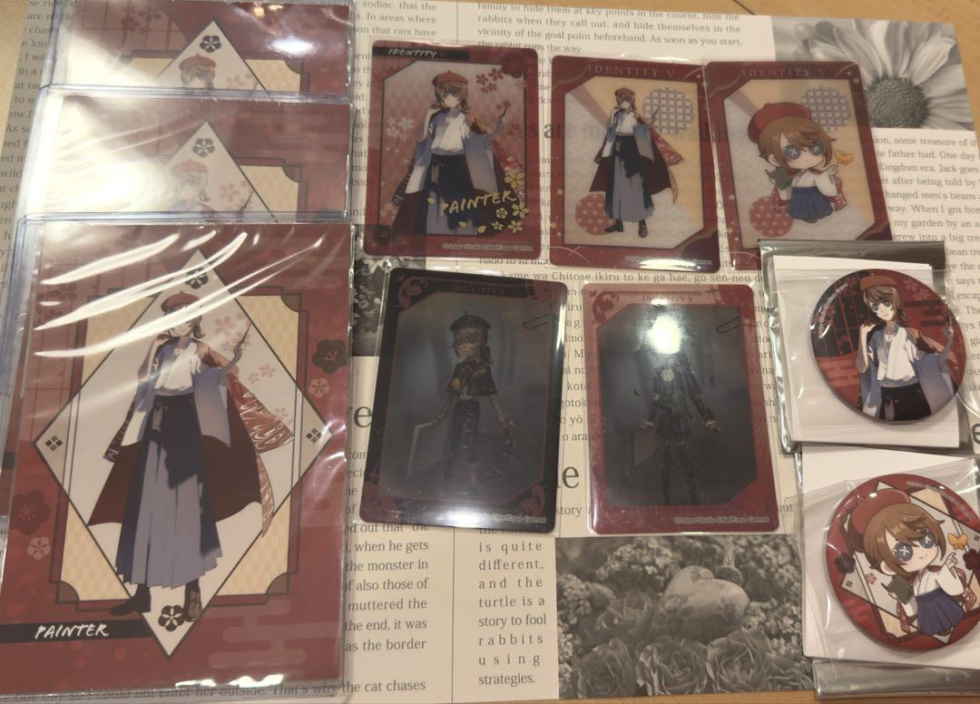 第五人格 IdentityV 京都 高島屋 トレーディング和紙缶バッジ 画家 第五人格 IdentityV 京都 トレーディングふぁぼカ 缶バッジ 画家