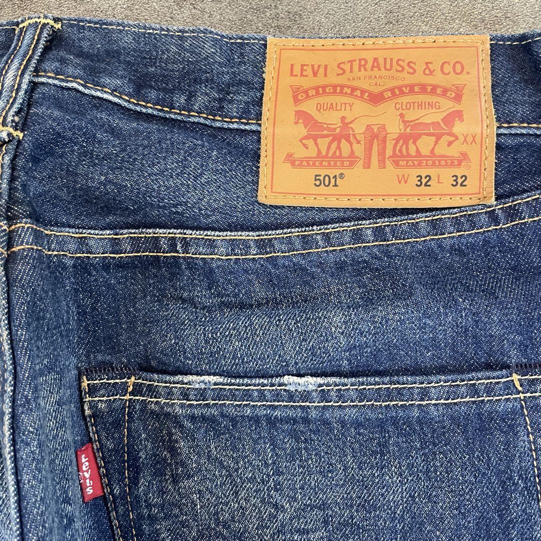 パンツ Levi's 501 WHITE OAK CONE Selvedge DENIM