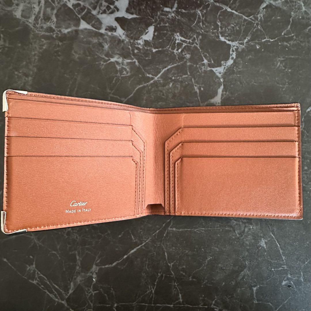 Cartier 二つ折り財布 ブラウン