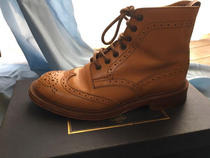 高額売筋】 ショートブーツ 茶色 Trickers - ブーツ - www.indiashopps.com 特価イラスト トリッカーズ ショート ブーツ ブラウン ブーツ